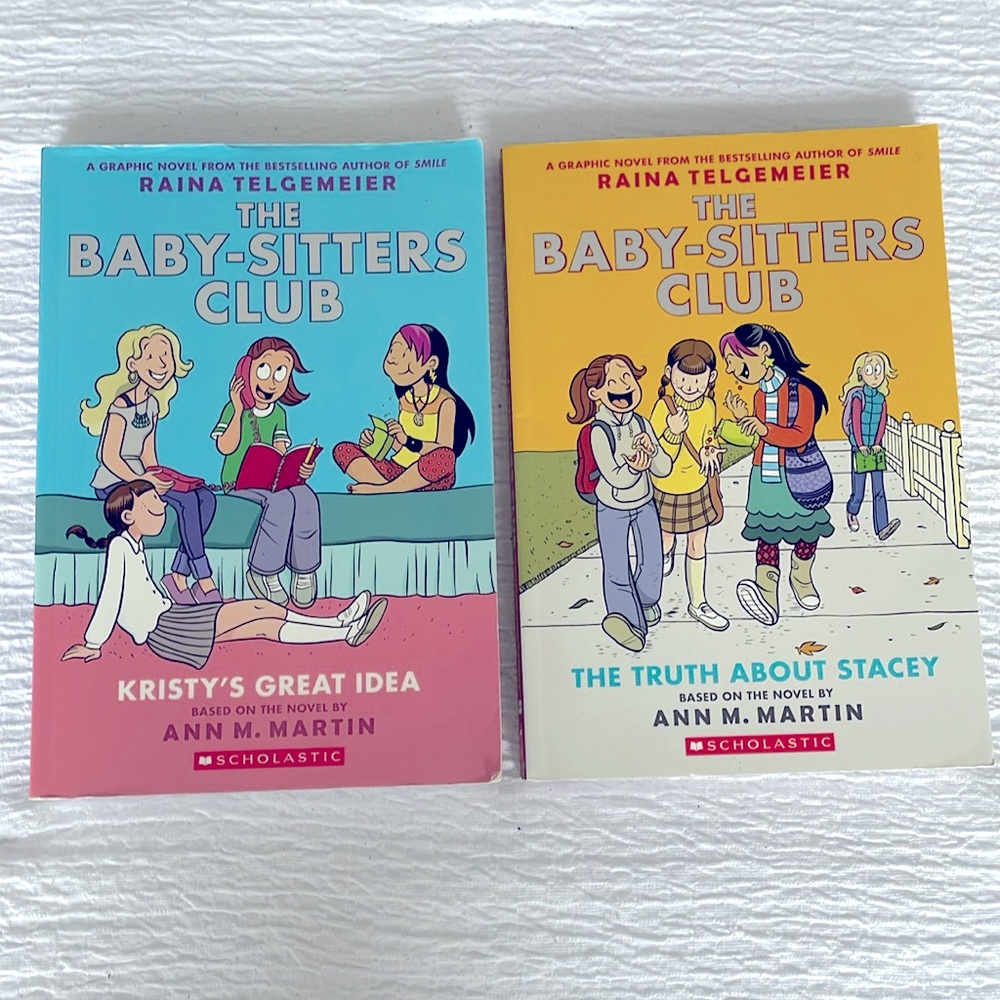 2-book package, The Baby - Sitters Club de Raina Telgemeir.